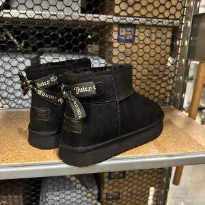 Juicy Couture Black Suede Boots